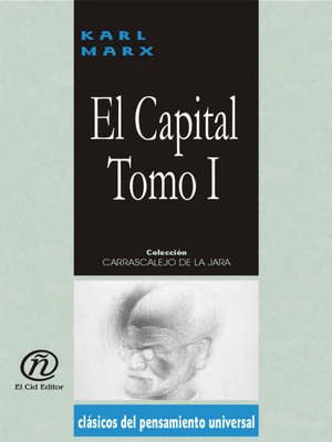 cover image of El capital, Tomo 1